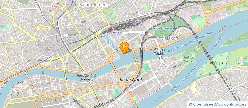 localisation de l'entreprise BCBJ  NANTES