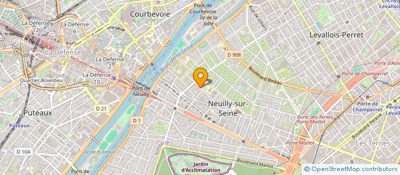 localisation de l'entreprise BCC à NEUILLY-SUR-SEINE