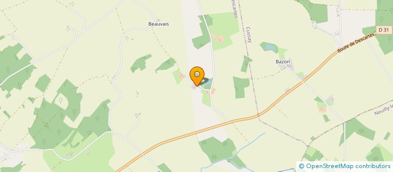 localisation de l'entreprise BCC  DESCARTES