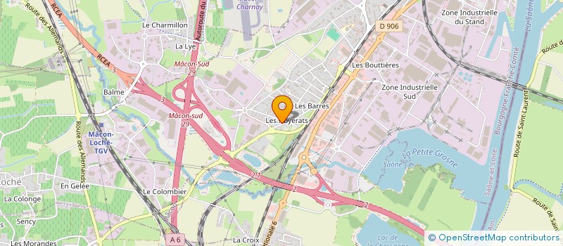 localisation de l'entreprise BCC à MACON