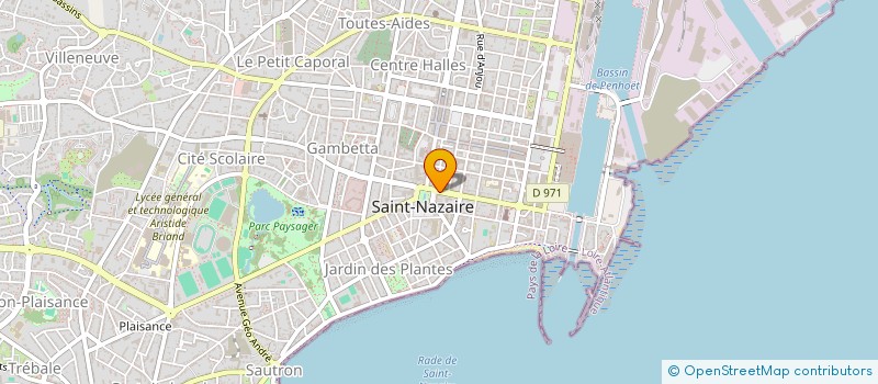 localisation de l'entreprise BCC à SAINT-NAZAIRE