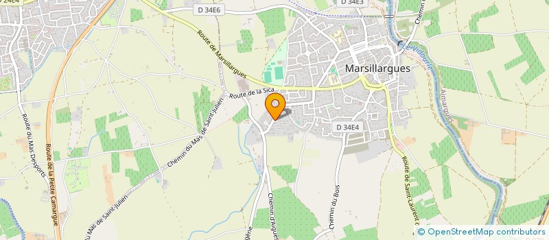 localisation de l'entreprise BCC  MARSILLARGUES