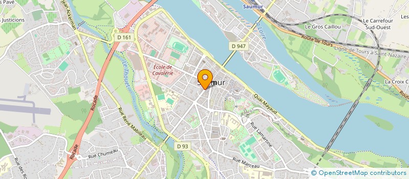 localisation de l'entreprise BCC  SAUMUR