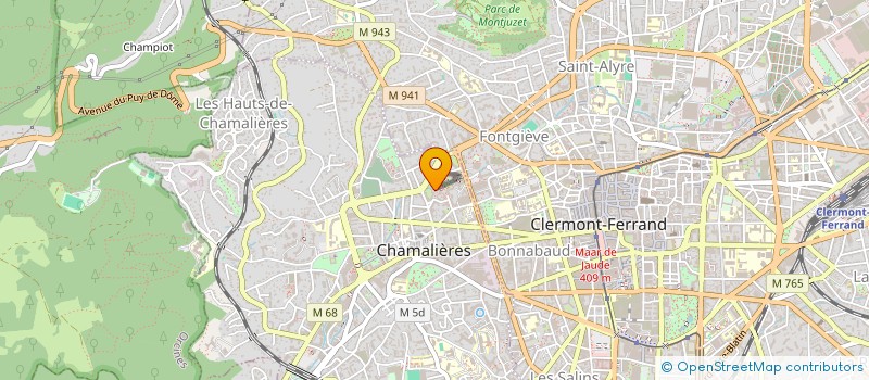 localisation de l'entreprise BCC BRIDGE CLUB CHAMALIEROIS à CHAMALIERES