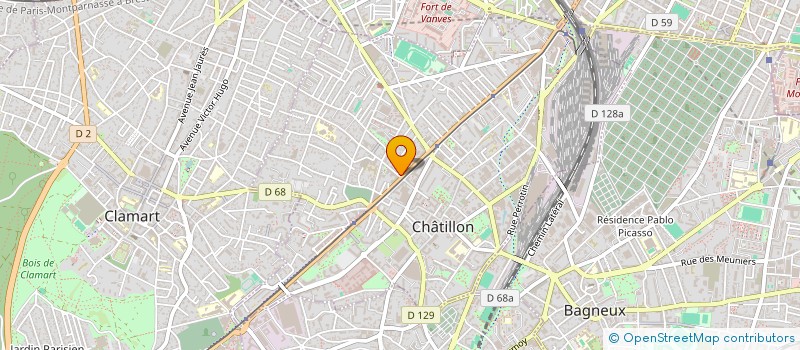 localisation de l'entreprise BCC CUISINES à CHATILLON