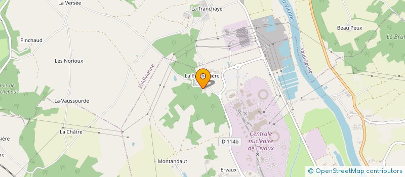 localisation de l'entreprise BCC ENERGIE  CIVAUX