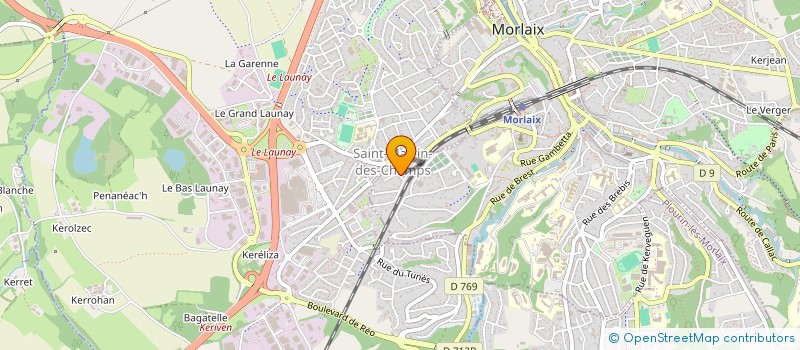 localisation de l'entreprise BCC PLANCHETTE  MORLAIX