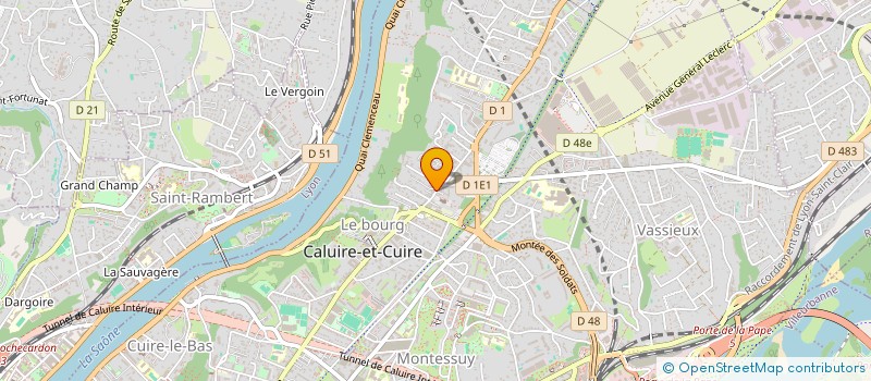 localisation de l'entreprise BCCA2  CALUIRE-ET-CUIRE