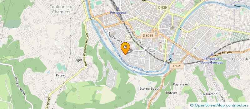 localisation de l'entreprise BCCC PERE ET FILS  PERIGUEUX