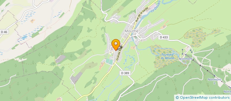 localisation de l'entreprise BCCD  MOUTHE