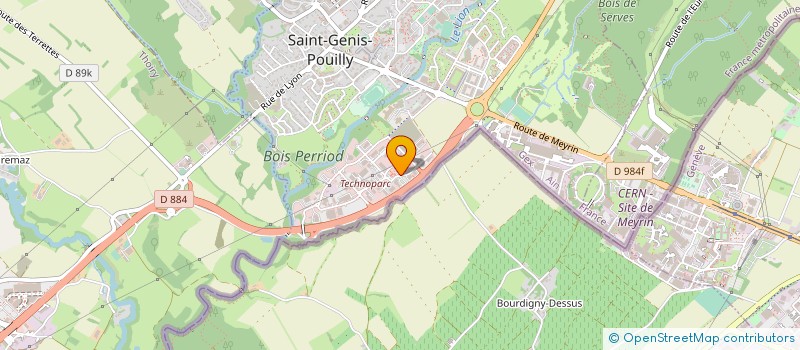 localisation de l'entreprise BCCH GROUP SWITZERLAND AG  SAINT-GENIS-POUILLY