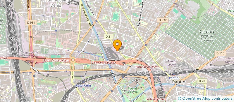 localisation de l'entreprise BCCI  AUBERVILLIERS