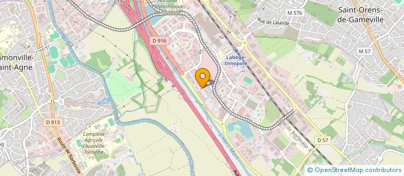 localisation de l'entreprise BCCI SUD EST à LABEGE