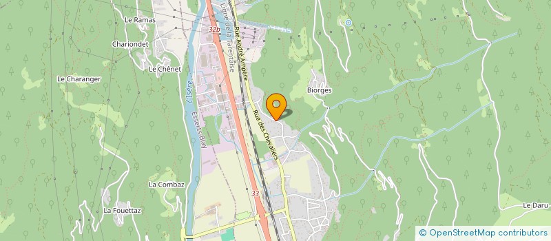 localisation de l'entreprise BCCM  LA BATHIE