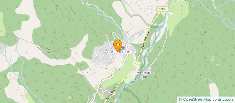 localisation de l'entreprise BCCN  COLMARS