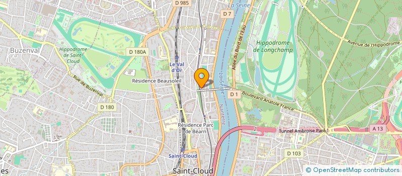 localisation de l'entreprise BCCS à SAINT-CLOUD