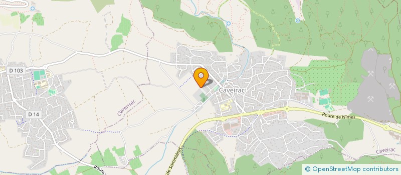 localisation de l'entreprise BCD  CAVEIRAC