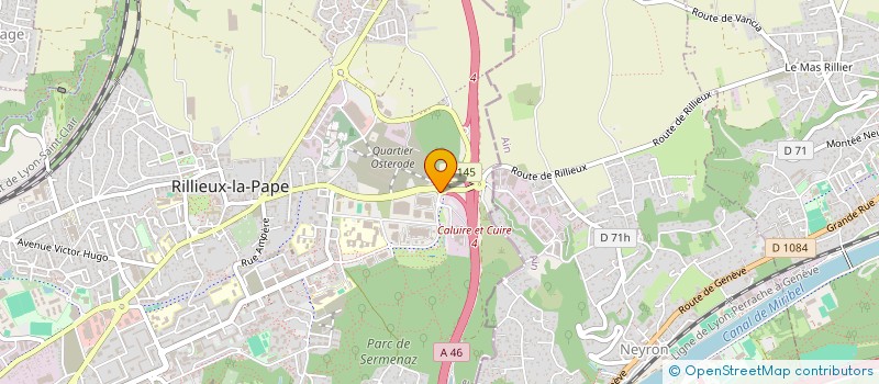 localisation de l'entreprise BCD à RILLIEUX LA PAPE