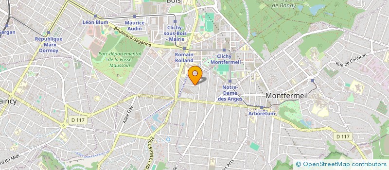 localisation de l'entreprise BCD à MONTFERMEIL