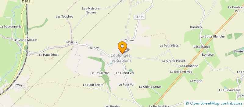 localisation de l'entreprise BCD à SABLONS-SUR-HUISNE
