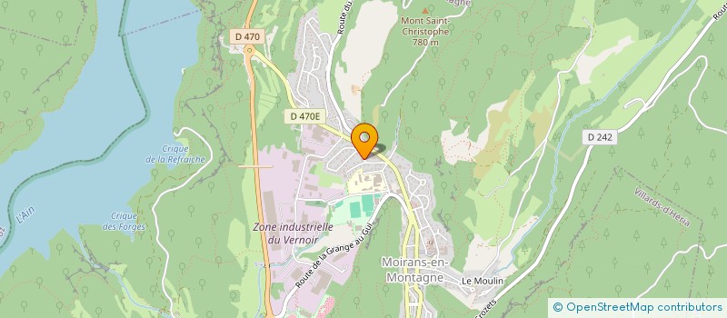 localisation de l'entreprise BCD à MOIRANS-EN-MONTAGNE