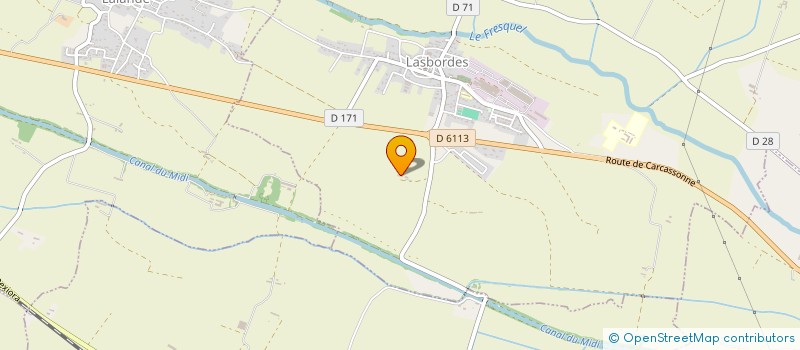 localisation de l'entreprise BCD-BELLEVUE  LASBORDES