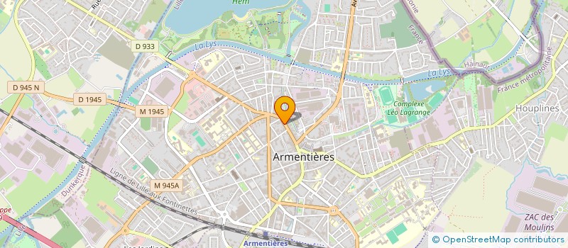 localisation de l'entreprise BCD BOX  ARMENTIERES