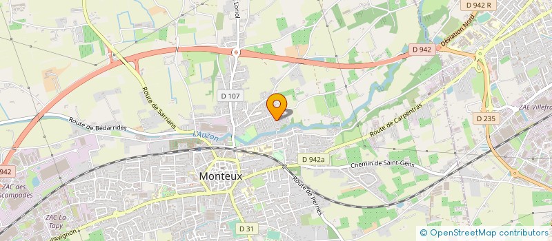 localisation de l'entreprise BCD & BSL  CARPENTRAS