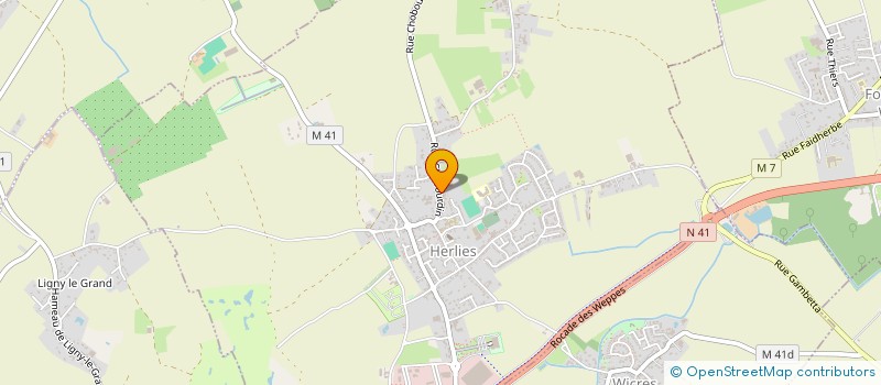 localisation de l'entreprise BCD CARDIO  HERLIES