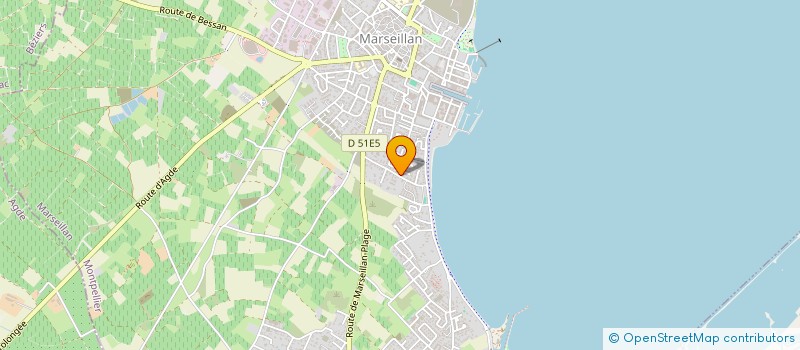 localisation de l'entreprise BCD CONCEPT à MARSEILLAN