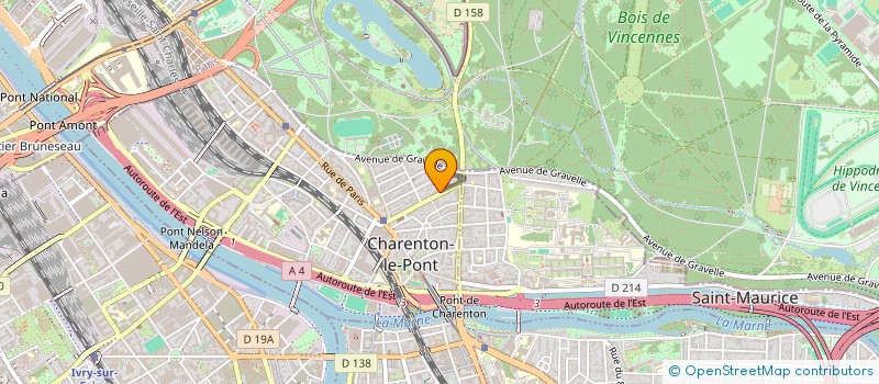 localisation de l'entreprise BCD CONCEPT  CHARENTON LE PONT