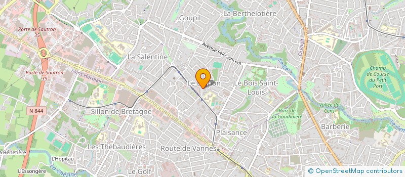 localisation de l'entreprise BCD DEBARRAS à ORVAULT