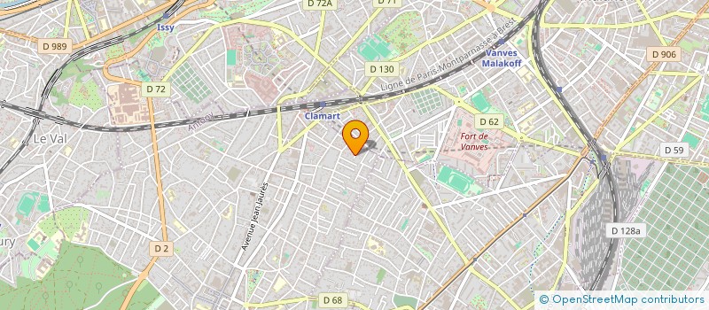 localisation de l'entreprise BCD HOLDING à CLAMART