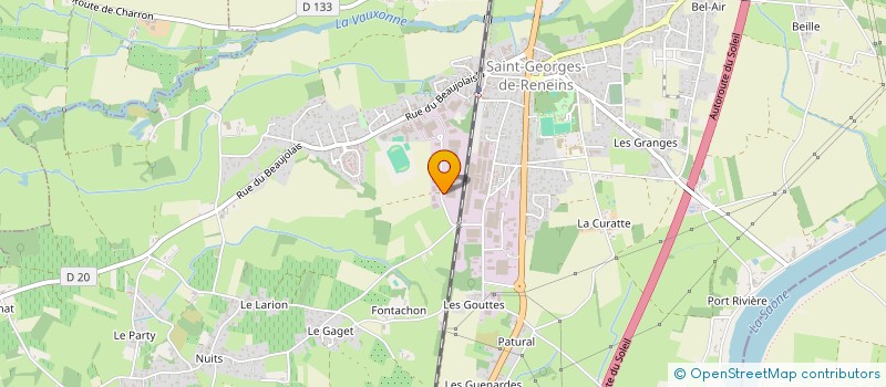 localisation de l'entreprise BCD IMMO  SAINT-GEORGES-DE-RENEINS