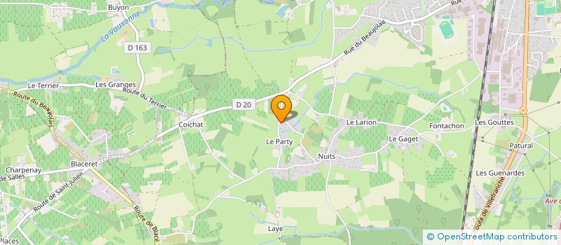 localisation de l'entreprise BCD IMMO  SAINT-GEORGES-DE-RENEINS