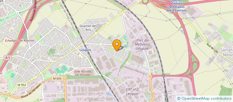 localisation de l'entreprise BCD IMMOBILIER à LESQUIN