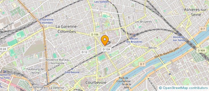 localisation de l'entreprise BCD PARTICIPATIONS à COURBEVOIE
