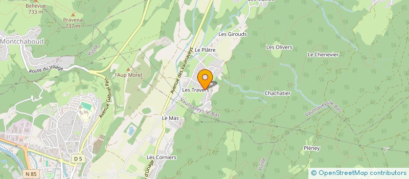 localisation de l'entreprise BCD PERRIN à VAULNAVEYS-LE-BAS