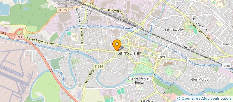 localisation de l'entreprise BCD REPUBLIQUE à SAINT-DIZIER