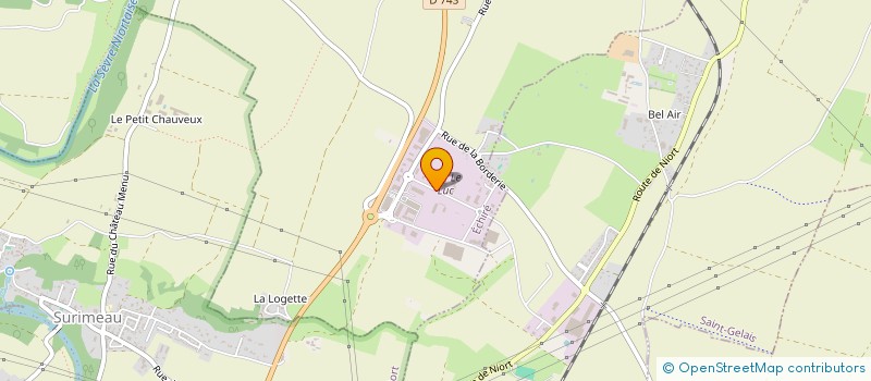 localisation de l'entreprise BCD SERRURERIE  ECHIRE