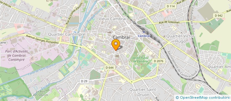 localisation de l'entreprise BCD2E DIAGNOSTIC IMMOBILIER à CAMBRAI