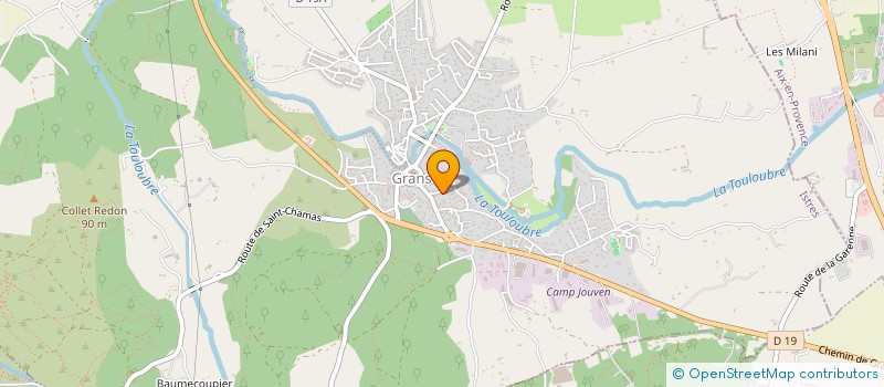 localisation de l'entreprise BCDETEC  GRANS