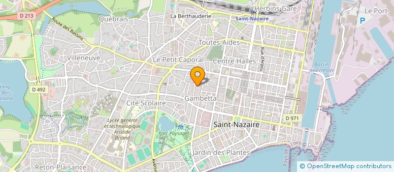 localisation de l'entreprise BCDGM  SAINT-NAZAIRE