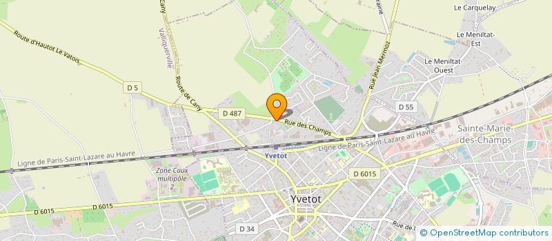 localisation de l'entreprise BCDJ IMMO à YVETOT