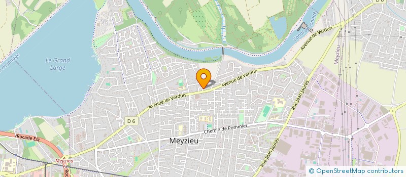 localisation de l'entreprise BCDL à MEYZIEU