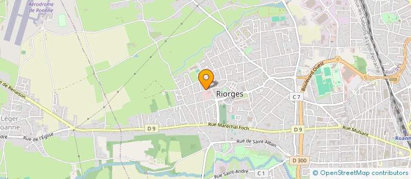 localisation de l'entreprise BCE à RIORGES