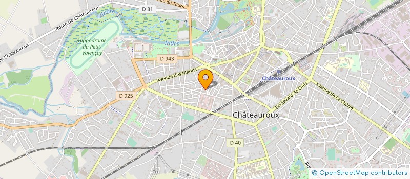 localisation de l'entreprise BCE à CHATEAUROUX