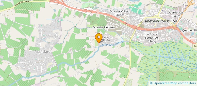 localisation de l'entreprise BCE à CANET-EN-ROUSSILLON