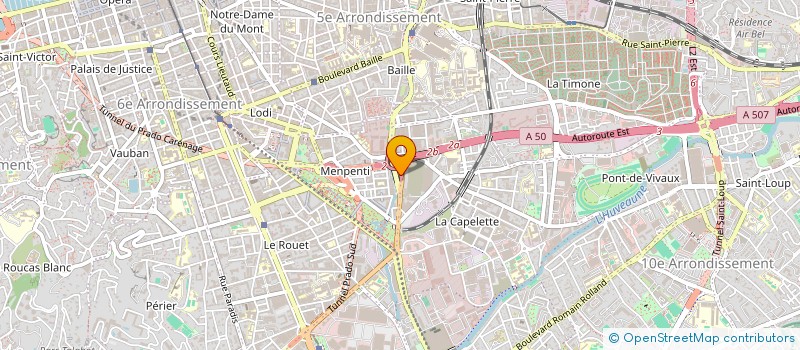 localisation de l'entreprise BCE à MARSEILLE