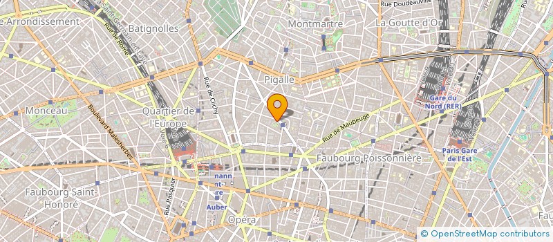 localisation de l'entreprise BCE FRANCE à PARIS